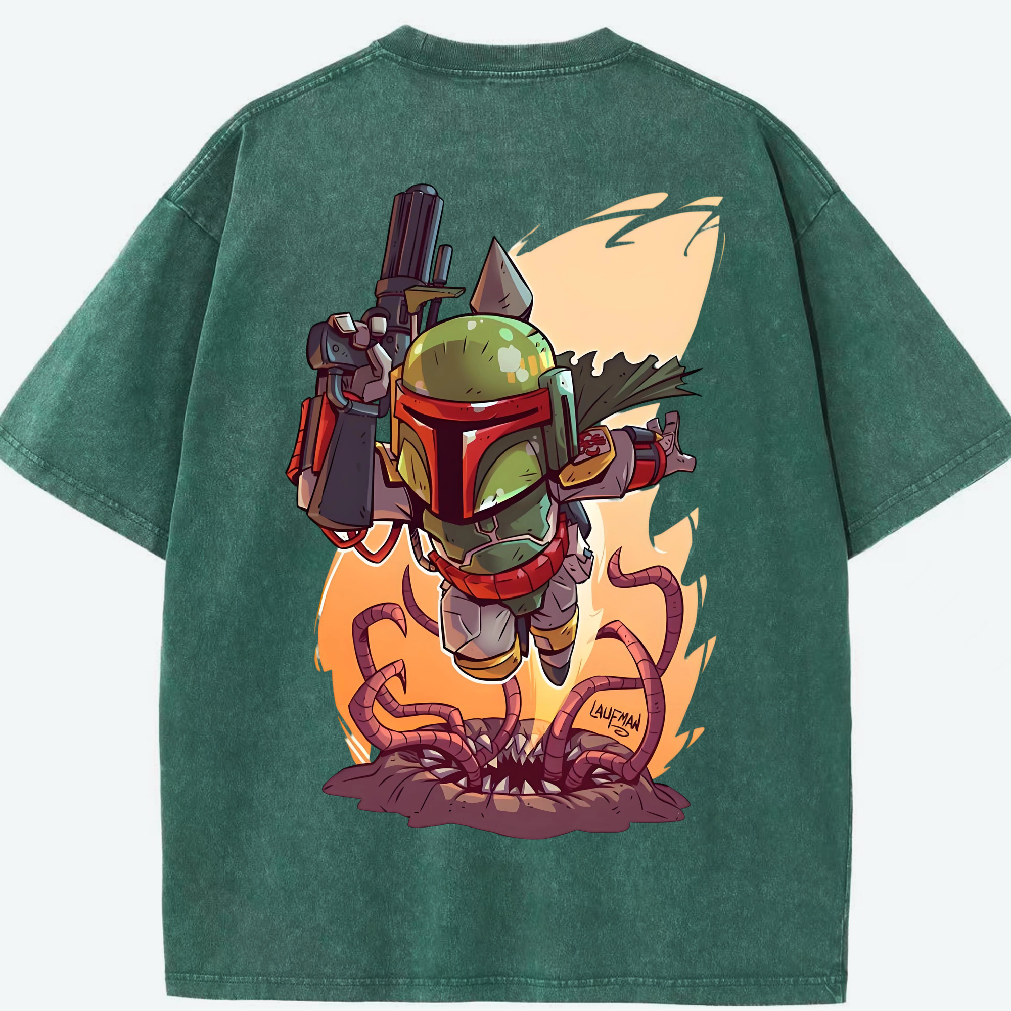 （画像用） スター・ウォーズ Star Wars 綿100% ヴィンテージ風 半袖Tシャツ（背面プリント）